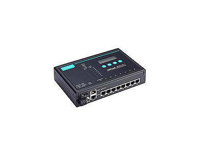 Moxa NPort 5650-8-DT-J w/o adaptor - 8 port desktop mode device server, 3 in 1, RJ-45 8pin, 12-48VDC, w/o adaptor by MOXA